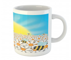 Daisies and Bees Mug