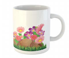 Flowers on Grass Mug