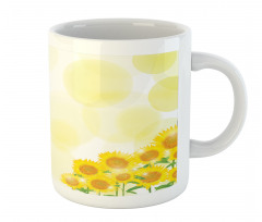 Sunflowers Blots Mug