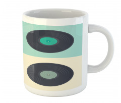 Pastel Record Discs Mug