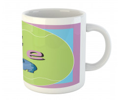 Animal and Letter E in Egg Mug