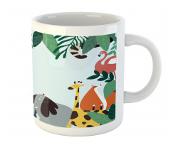 Wild Fauna and Exotic Leaves Mug