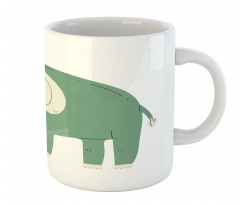 Animal with Gift Box Mug