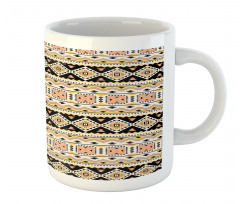 Triangles Tribal Motifs Art Mug