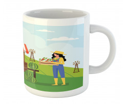 Farmer Selling Products Mug