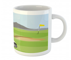 Car Field Flag Mug