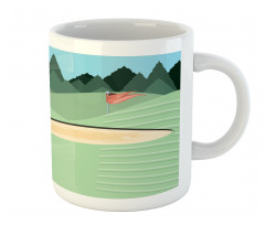 Hills Flags Woods Mug