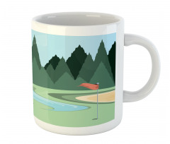 Sports Field Flag Mug