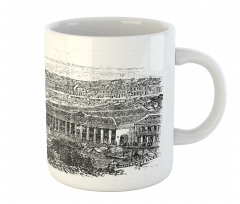 Vintage City Silhouette Mug