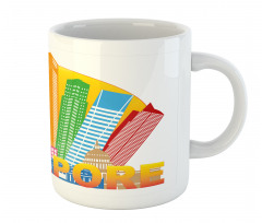 Typography and Skyline Mug