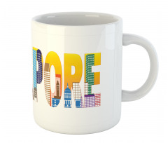 Vibrant Lettering Design Mug