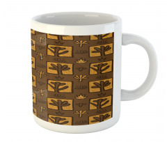 Abstract Nature Botany Mug