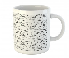 Autumn Leaves and Branches Mug