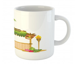 Tropical Concept Tiki Bar Fun Mug