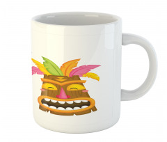 Exotic Colorful Hawaii Masks Mug