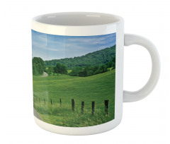 Idyllic Road Forest Mug