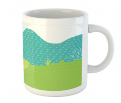 Dotted Mountains Mug