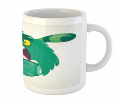 Fluffy Angry Monster Cartoon Mug