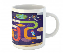 Cartoon Style Children Flying Mug