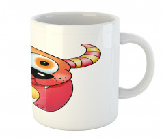 Bizarre Creature with Horns Mug