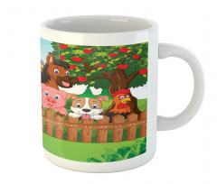 Farm Animals Mascots Mug