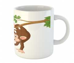 Monkey with Banana Tree Mug