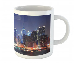 River and Skyline Photo Mug