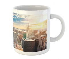 Sunset Urban Aerial Photo Mug