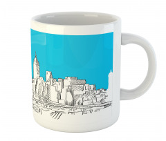 Pencil Drawn Brooklyn Mug