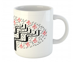 Round Geometric Tree Mug