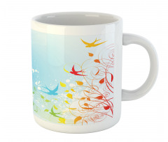 Spring Scene Flourishes Mug