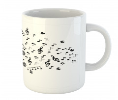 Flowing Motifs Birds Mug