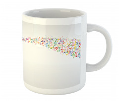 Colorful Wave Banner Mug