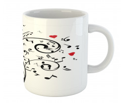 Romantic Tree and Hearts Mug