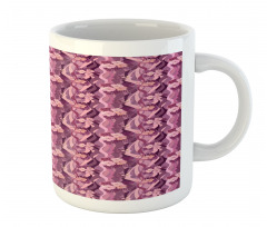 Vertical Wavy Pattern Art Mug