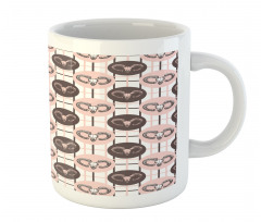 Animal Portraits on Circles Mug