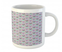 Romance Love Motifs Dots Mug