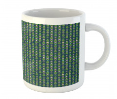 Graphical Geometric Flowers Mug