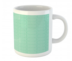 Monochrome Concentric Circles Mug