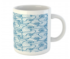 Swirling Oceanic Waves Mug