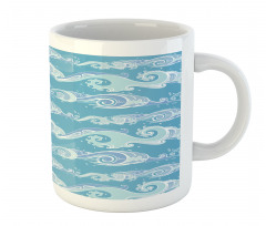 Sea Waves Ocean Splashes Mug