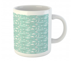 Anker Boat Waves Dolphin Mug