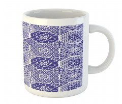 Rhythmic Flowers Motifs Mug