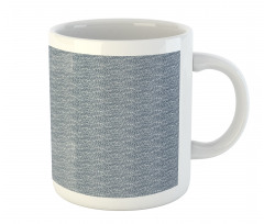 Mosaic Ocean Waves Mug