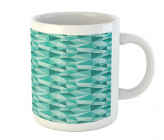 Poygonal Triangles Art Mug