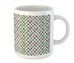 Retro Triangles Rectangles Mug