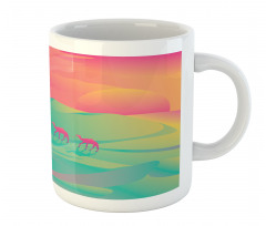 Camel Caravan Man and Sunset Mug