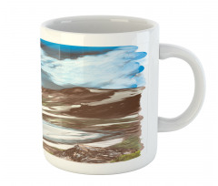 Snowy Mountains and Lake Mug