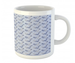 Stripes and Dragonflies Mug