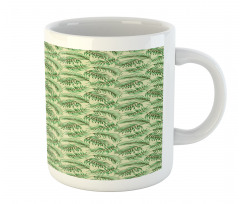 Jungle Foliage Luau Vibes Mug